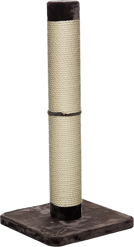 MidWest Homes for Pets Feline Nuvo Grand Forte Scratching Post, 41 Inches Tall, Heavy-Duty Sisal Post with Wide Base