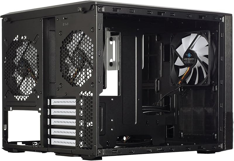 Fractal Design Node 804 No Power Supply MicroATX Cube Case FD-CA-NODE-804-BL, Black — fractal node 804 chassis for
