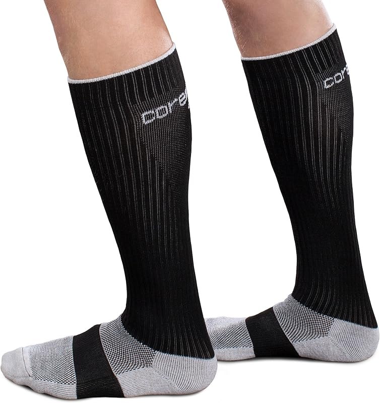CoreSport Athletic Performance Compression Socks - 20-30mmHg Moderate Compression — varicose vein compression socks