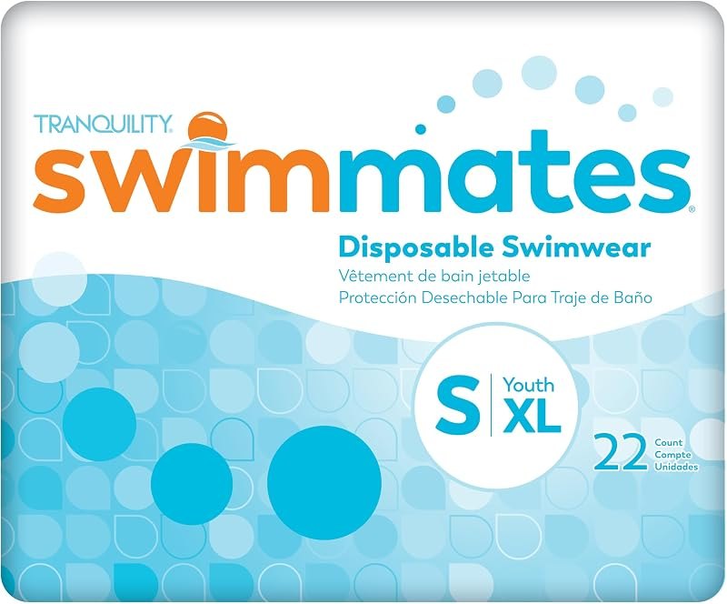 Swimmates Disposable Adult Swim Diapers, Small/Youth XL, 22 Ct — adult diapers extra large for adult diapers extra large
