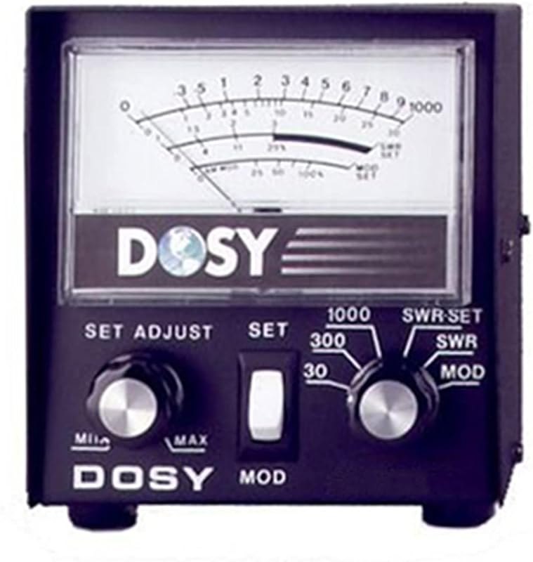 Dosy PM 1000 TS SWR Power Cb Ham Radio Wattmeter Test Center Station — ham radio antenna tuner for ham radio antenna