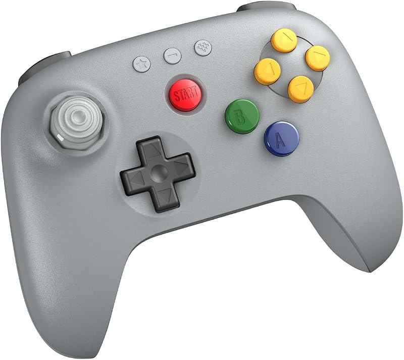 8Bitdo 64 Bluetooth Controller for Analogue 3D, Grey — 8bitdo ultimate 2c for 8bitdo ultimate