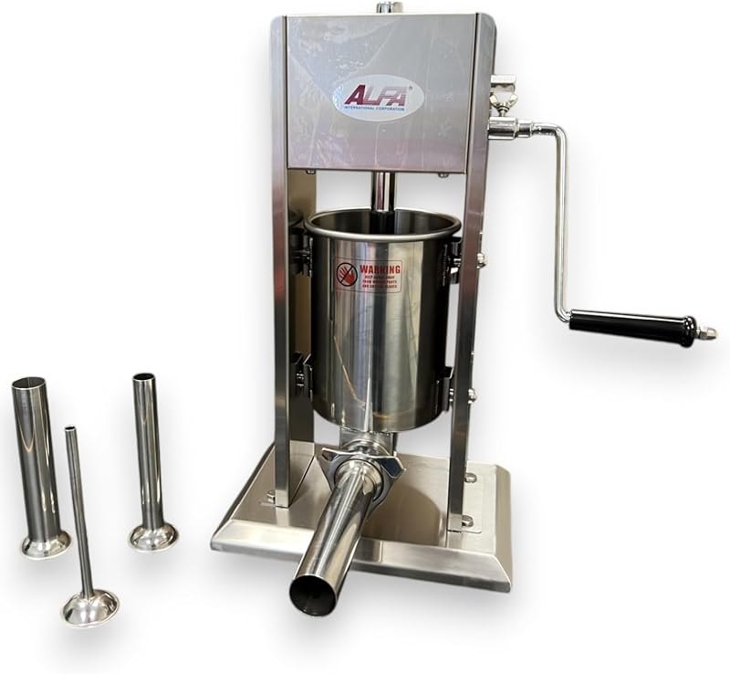 ALFA SS5V Stainless Steel 5 lb Vertical Sausage Stuffer