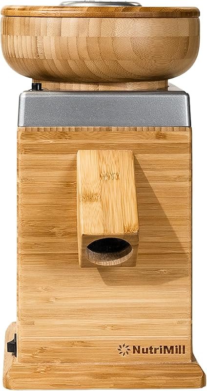 NutriMill Harvest Electric Stone Grain Mill, 450 Watt - Silver — best homestead grain mill for homestead grain mill