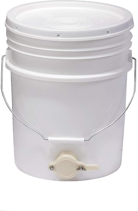 Little Giant® Plastic Honey Bucket with Gate — best beekeeping honey extractor for beekeeping honey extractor