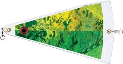 Big AL's Fish Flash Medium- Arora Green/Char — flasher fish finder for flasher fish finder