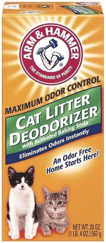 ARM & HAMMER Cat Litter Deodorizer With Activated Baking Soda 20 oz (Pack of 5) — pets litter for pets litter