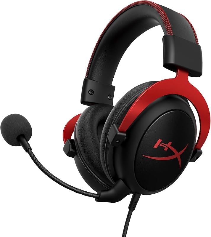 HyperX Cloud II Gaming Headset - 7.1 Surround Sound - Memory Foam Ear Pads - Durable Aluminum Frame - Multi Platform