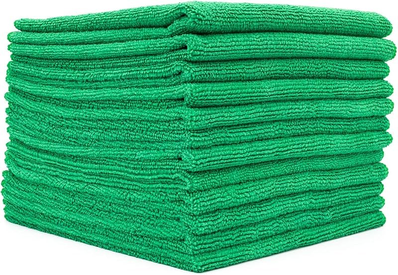 The Rag Company - All-Purpose Microfiber Terry Cleaning Towels - Commercial Grade, Highly Absorbent, Lint-Free