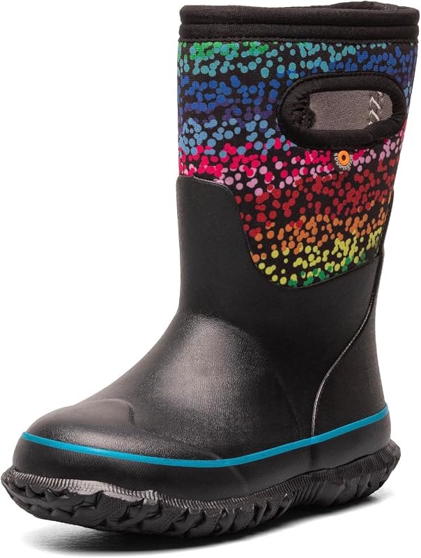 Grasp Kids Waterproof Rain Boots, Insulated Winter Snow Boots