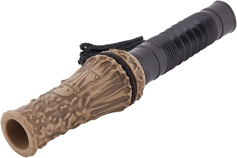 Flextone Hunting Realistic Mature & Young Buck Sounds Natural Bone Grunt’R Easy To Use Whitetail Deer Game Call —
