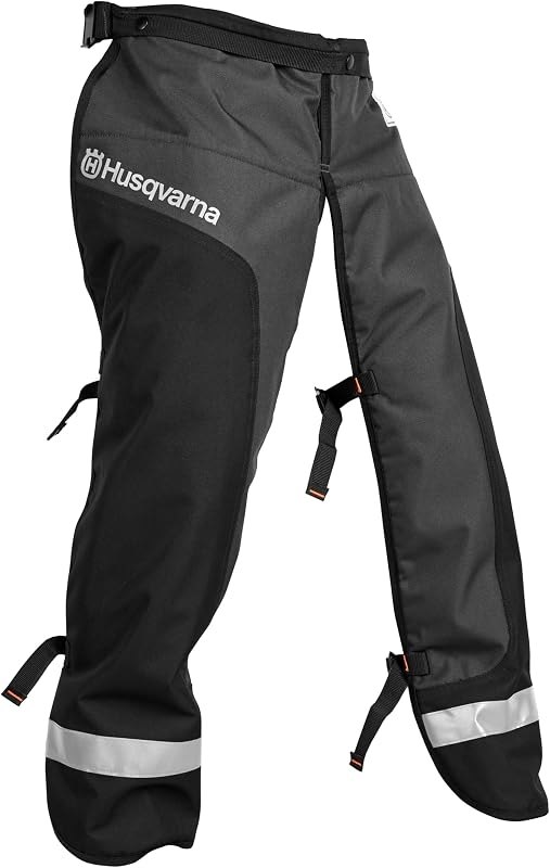Husqvarna 587160703 40 in. to 42 in. Functional Apron Chainsaw Chaps - Black