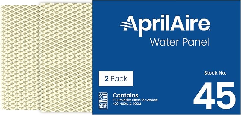 AprilAire 45 Water Panel Humidifier Filter Replacement for AprilAire Whole-House Humidifier Models 400, 400A, 400M