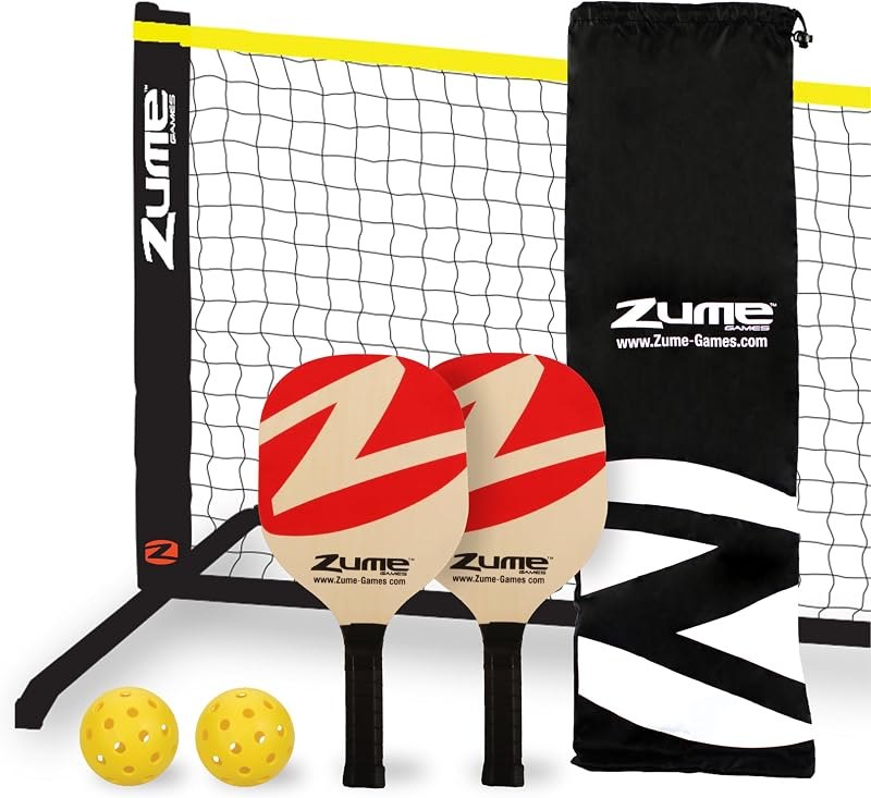 Zume Games Pickleball Set — pickleball net kit for pickleball net kit