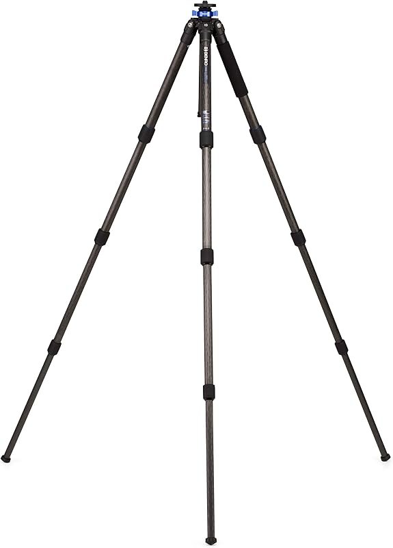 Benro Mach3 9X Carbon Fiber Series 3 Long Tripod, 4 Section, Twist Lock Legs, 69.7" Maximum Height, 35.3 Load