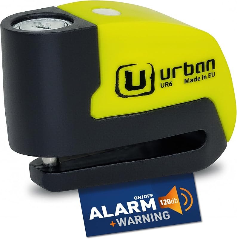 URBAN UR6 Hi-Tech Motorcycle Disc Lock with Smart Alarm