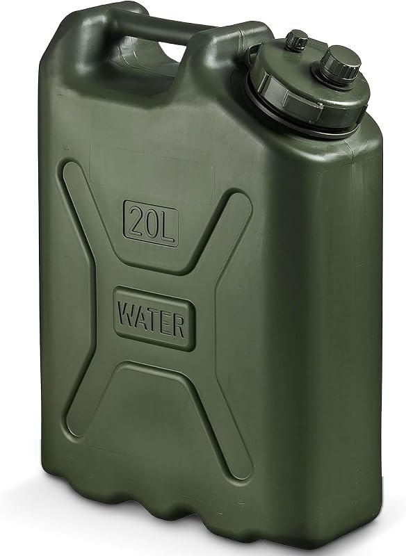 Scepter 5 Gallon Military BPA Free Water Container, Food Grade Water Jug for Camping and Emergency Storage - (20