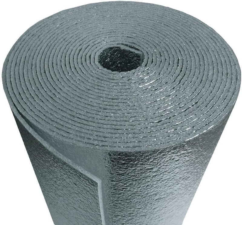 500 sqft of 1/8 inch Solid NASA Tech Heavy Duty Platinum Reflective Foam Core Reflective Insulation Barrier Attic Foil