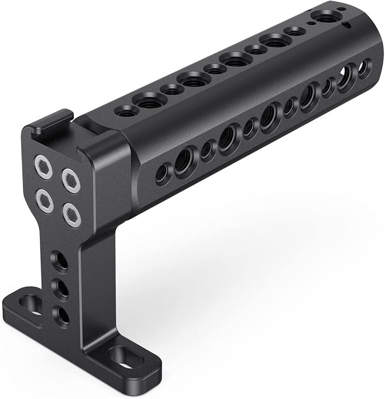 SmallRig Camera Top Handle Grip, DSLR Cage Handle with Cold Shoe Mount for Camera Rig - 1638 — camera Stabilizer Mount