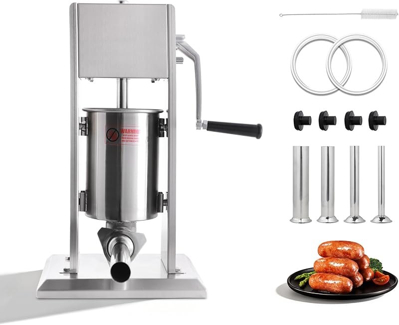Hakka 7Lb/3L Sausage Stuffers and Vertical Sausage Makers — homestead sausage stuffer for homestead sausage stuffer