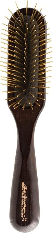 Chris Christensen 27 mm Oblong Pin Dog Brush, Fusion Series, Groom Like a Professional, Brass Pins, 100% Static Free