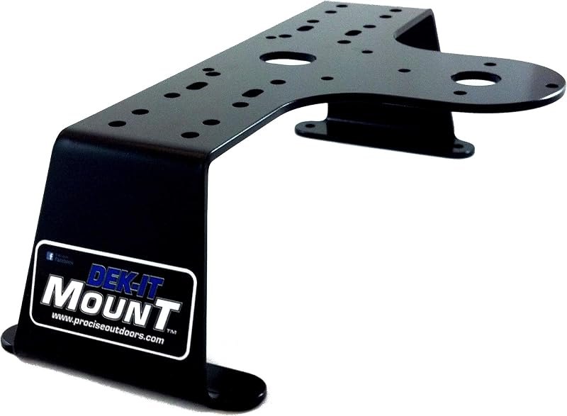 Fish Finder and GPS Puck Deck Mount by PROcise Outdoors, Marine-Grade Aluminum Boat Electronics Bracket, Heavy Duty