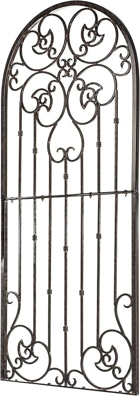 H Potter Garden Trellis - 72" Tall Heavy Duty Metal & Ground Stakes