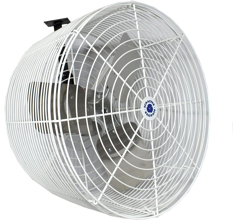 Schaefer Versa-Kool Air Greenhouse Circulation Fan - 12 Inch., 5,473 CFM, 1/3 HP, 115/230 Volt, Model# VK20 — best