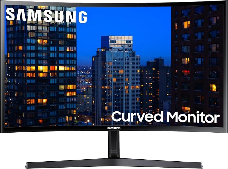 SAMSUNG 27" CF39 Series FHD 1080p Curved Computer Monitor, Ultra Slim Design, AMD FreeSync, 4ms response, HDMI