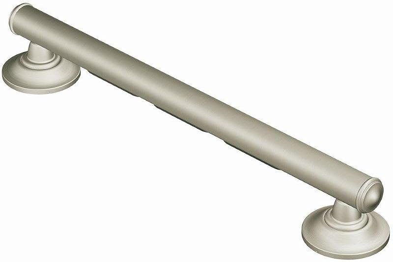 Moen Home Care Bathroom Safety 16 Inch Designer Stainless Steel Handicap Grab Bar for Bathtub and Shower, Elderly