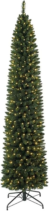Treetopia Empire Pencil Tree - Artificial Indoor Christmas Tree, Unlit, Hinged Branches, Holiday Décor, 7.5ft — best