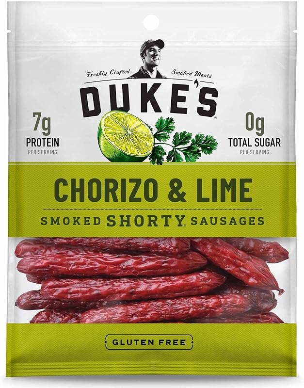 Duke's Pork Chorizo & Lime Smoked Shorty Sausages, 5 oz. — best racing sausages world series mi for racing sausages