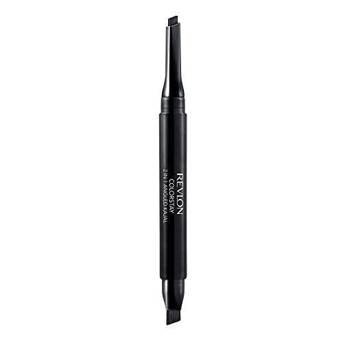 Revlon Pencil Eyeliner, ColorStay 2-in-1 Eye Makeup,Waterproof, Longwearing with Smudge Brush, Angled Kajal Eyeliner