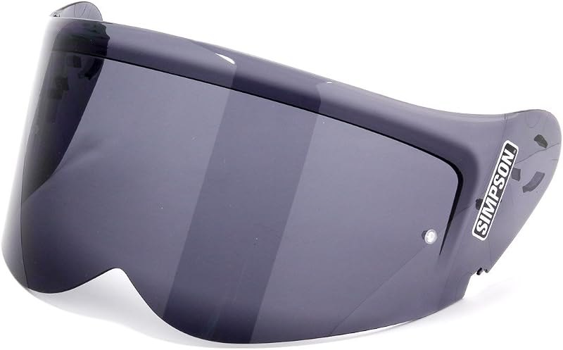 SIMPSON Motorcycle GBDSSE Helmet Shield - Ghost/Speed Bandit Series - Dark Smoke — helmet visor shield for helmet
