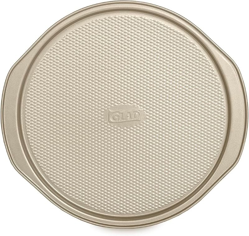Glad Nonstick Large Pizza Pan for Oven — baking Pizza Pan for baking pizza pan