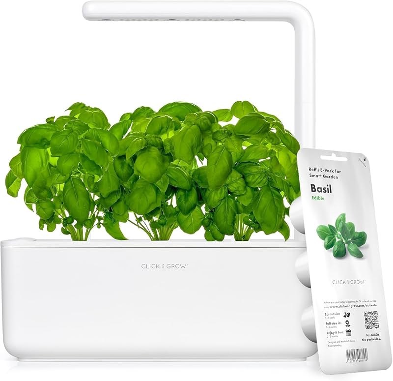 Click & Grow Indoor Herb Garden Kit with Grow Light — best hydroponics hydroponic reservoi for hydroponics hydroponic