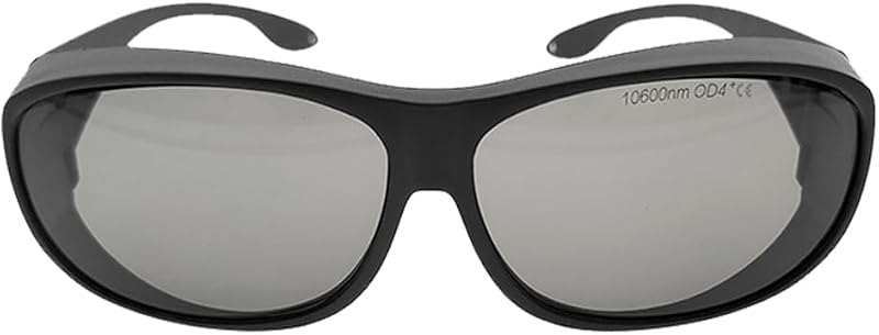 CO2 Laser Safety Glasses Protective Goggles Eyewear Laser Eye Protection 10600nm OD4 for CO2 Laser Engraver Cutter CE