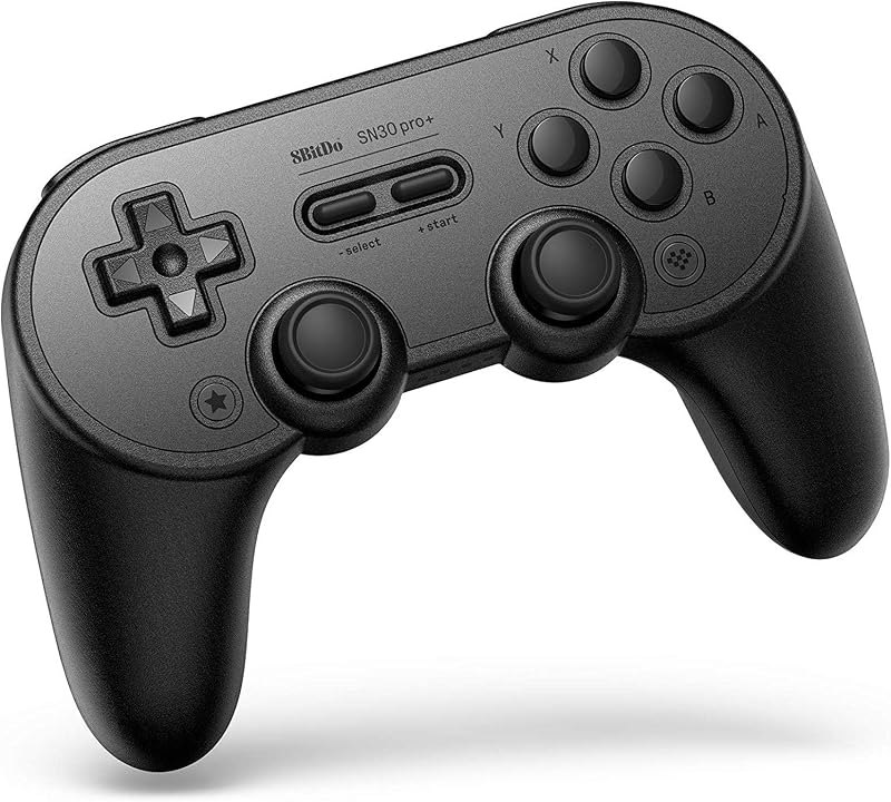 8Bitdo Sn30 Pro+ Bluetooth Controller Wireless Gamepad for Switch, PC, macOS, Android, Steam and Raspberry Pi (Black