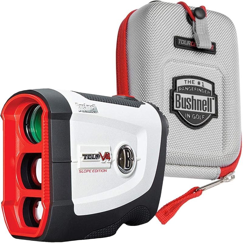 Bushnell Tour V4 Shift (Slope) Golf Laser Rangefinder — compact golf laser for compact golf laser