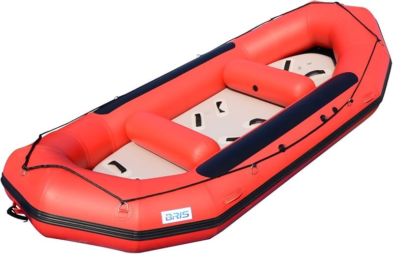BRIS 1.2mm 13ft Inflatable White Water River Raft Inflatable Boat FloatingTubes — inflatable boat dinghy for