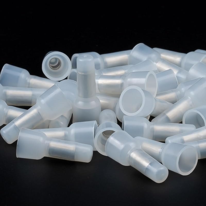22,20,18,16 AWG/Gauge Closed End Crimp Connectors Wire Splice Caps — copper crimp terminals for copper crimp terminals