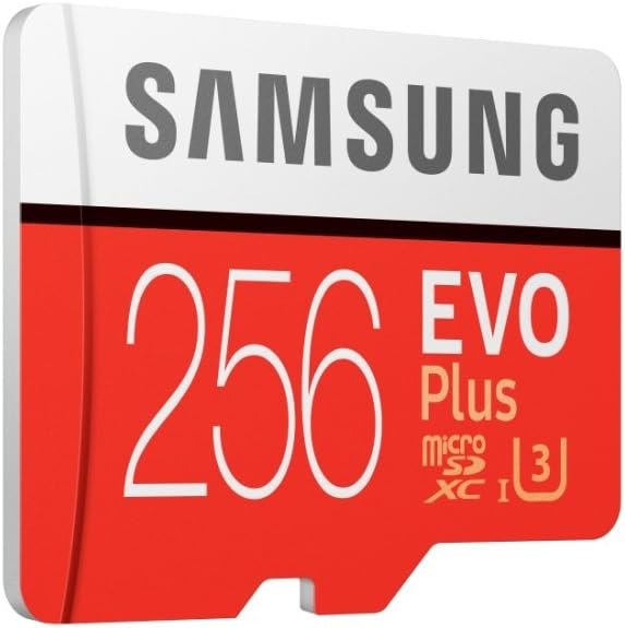256GB EVO Plus Class 10 UHS-I microSDXC U3 with Adapter (MB-MC256GA) — Samsung EVO for microsd card