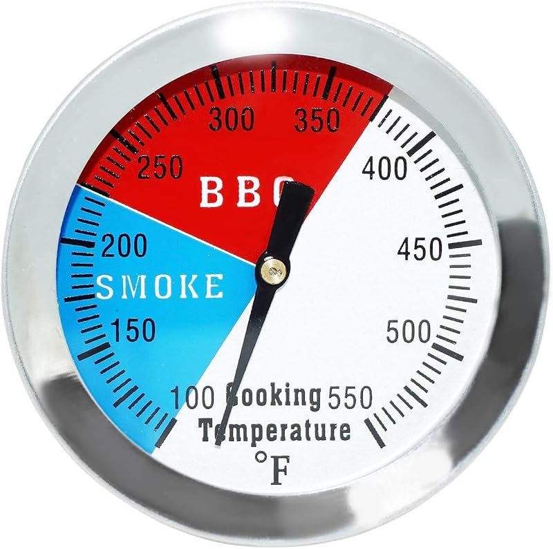 2 Inch Grill Temperature Gauge BBQ Thermometer for Charcoal Grill or Smoker — gas grill thermometer for gas grill