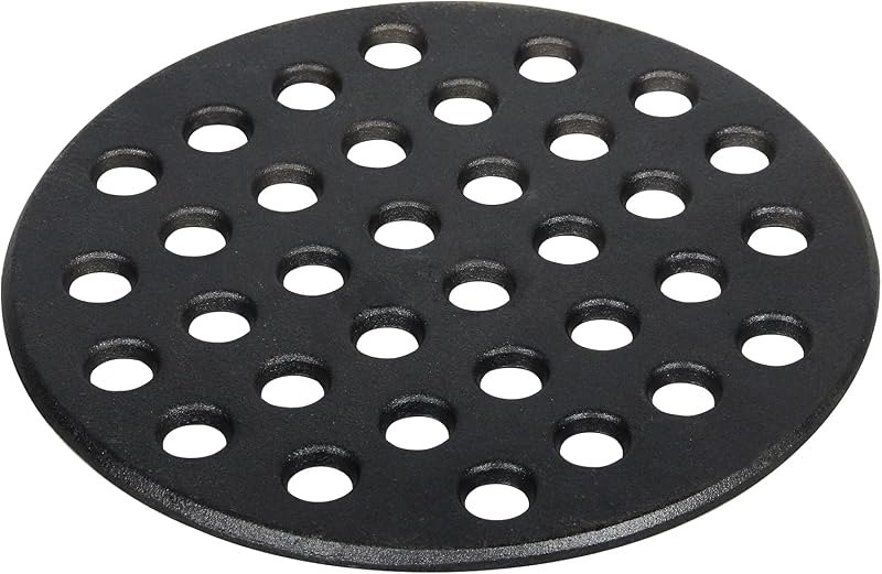 9 Inches BBQ High Heat Cast Iron Charcoal Fire Grate Fits for Large Kamado Grill Green Egg fire Grate and kamado Joe