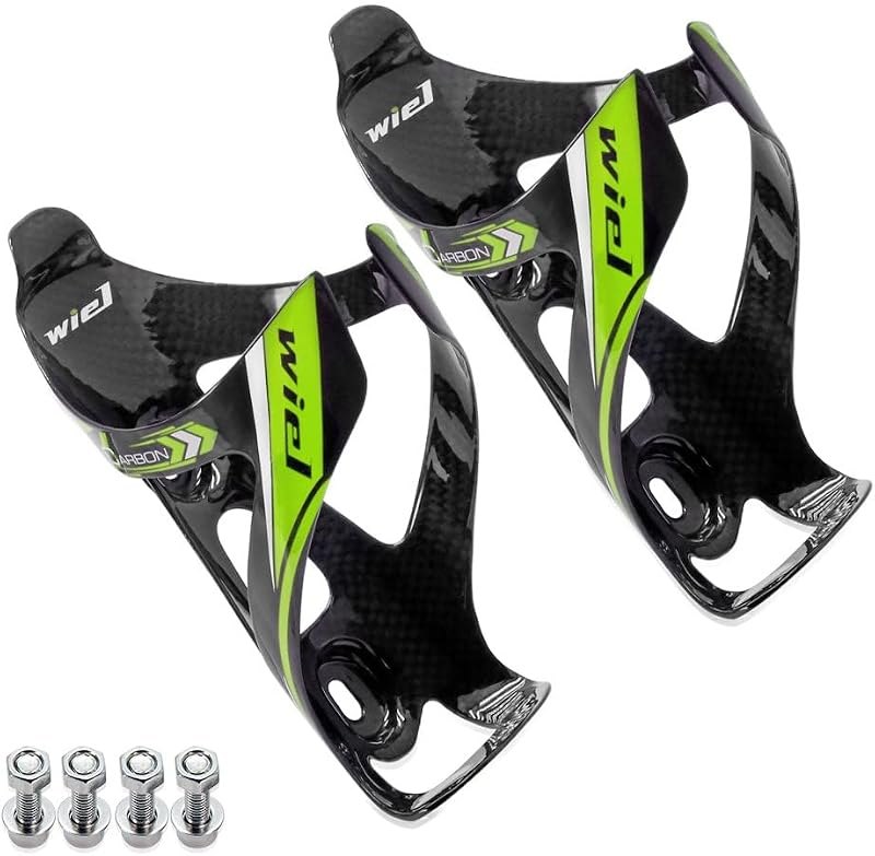 Wiel Full Carbon Fiber Bicycle Bike Light Drink Water Bottle Cage Holder — bicycle bottle cage for bicycle bottle cage