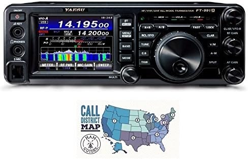Bundle - 2 Items: Includes Yaesu FT-991A HF/VHF/UHF All-Mode Transceiver and Ham Guides TM Quick Reference Card!! —