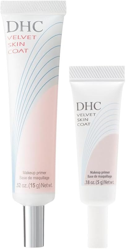 DHC Velvet Skin Coat, Oil Control, Mattifying Makeup Primer,0.52oz + 0.18oz