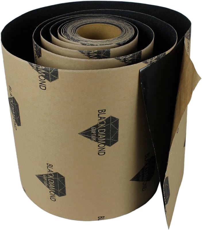 Anti Slip Traction Tape Black Roll Safety Non Skid Self Adhesive Silicon Carbide Sticky Grip Safe Grit 12" x 5', 10'