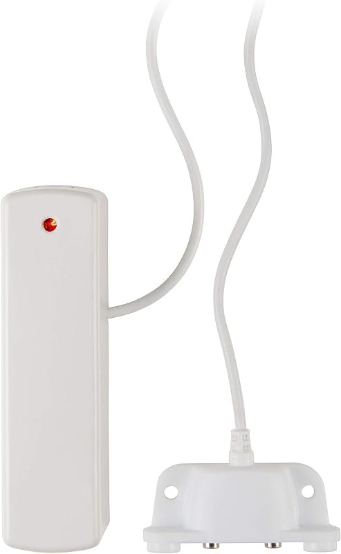Ecolink FLF-ZWAVE5-ECO Z-Wave Plus Flood/Freeze Sensor, White, Smart Home — home smart thermostat for home smart