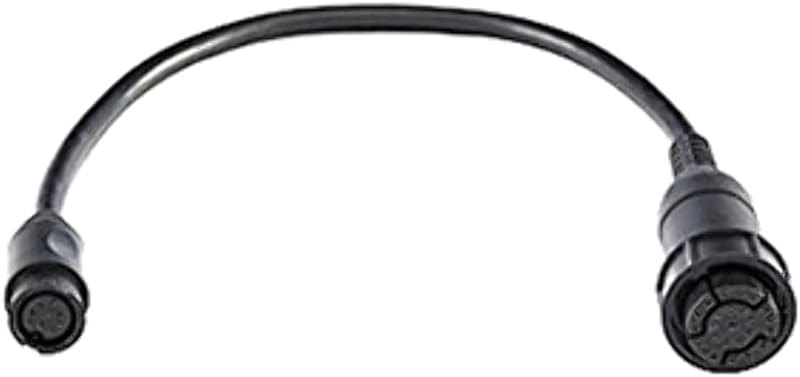 Raymarine Axiom RealVision 3D to 9-Pin DownVision Transducer Adapter Cable, Black, Small — wireless fish finder for
